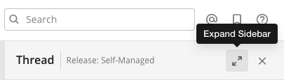 Expand right-hand sidebar to its full width
