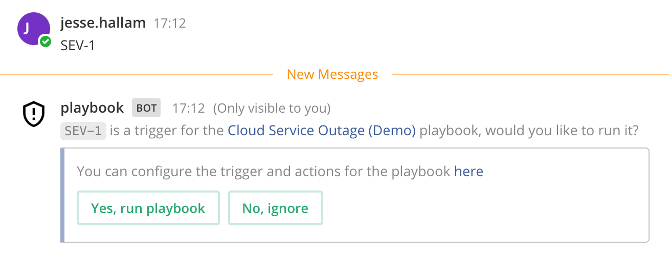 Keyword notification.