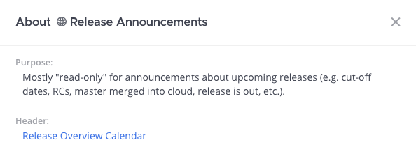 The description of the channel's purpose.