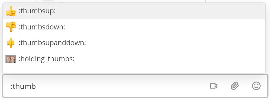 Emoji Autocomplete