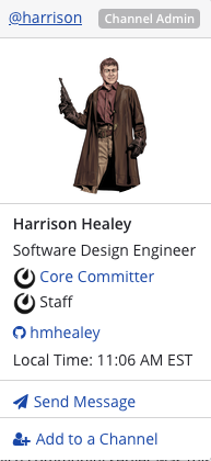 Add a member to a channel.