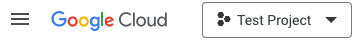 In Google Cloud Console, select New Project to create up a new project.