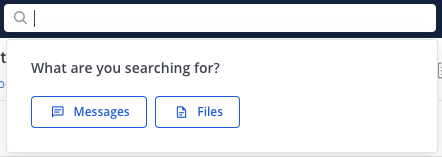 Use the Search field to search for messages.
