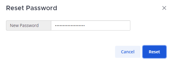 In System Console, Reset the password of a User under User Management.