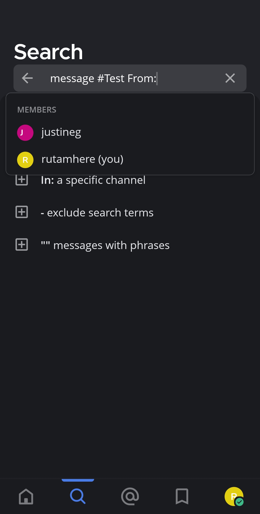 Apply search modifiers to further refine your search.