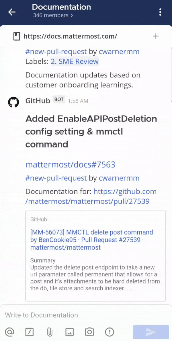 Tap on Start Call to start a call in the channel.