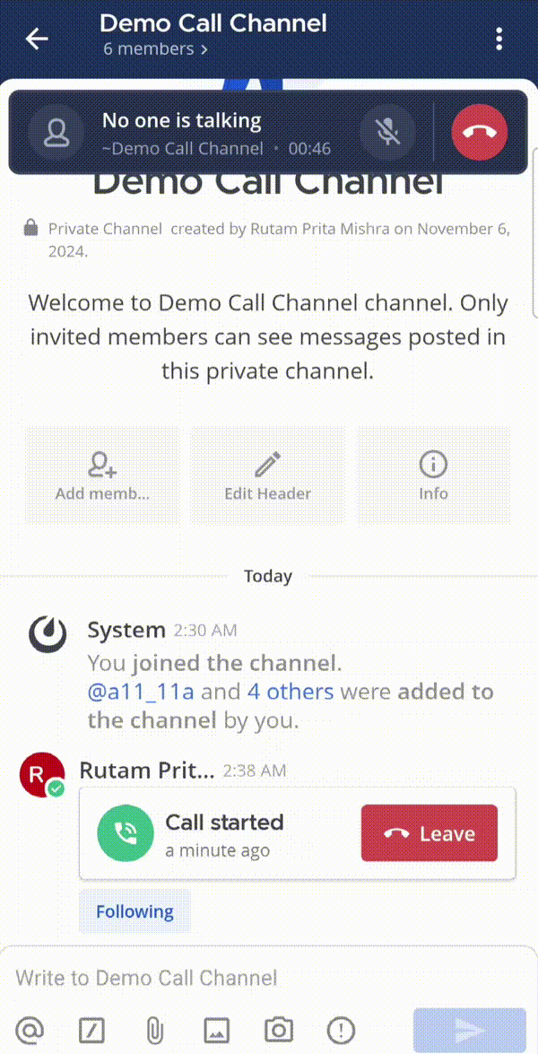 Use '/call recording stop' to stop recording the call.