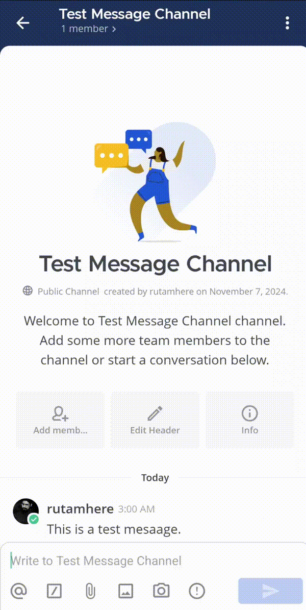 You can sync a daft message by exiting the channel mid-way while composing the message.