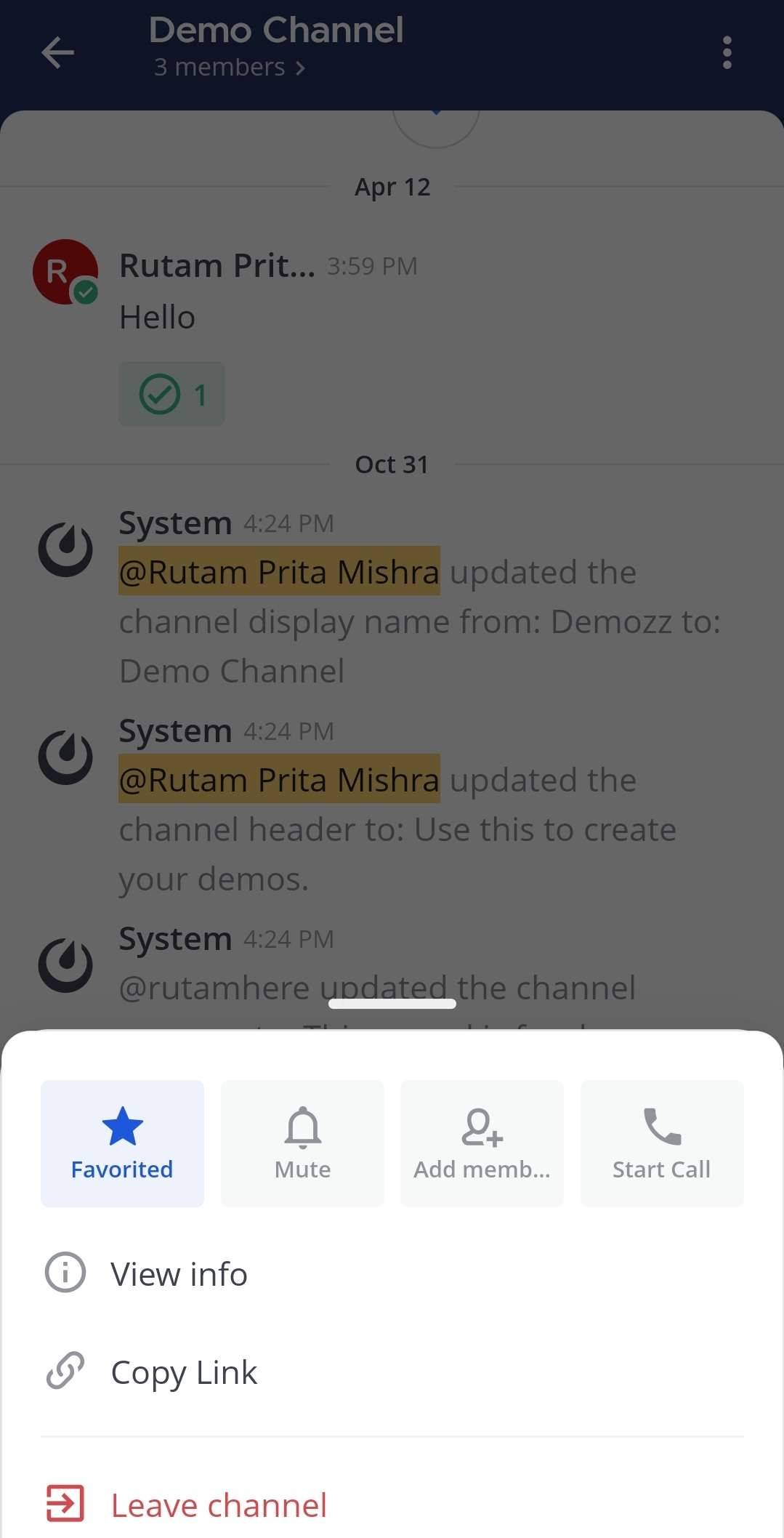 Tap on Favorited to unfavorite the channel.