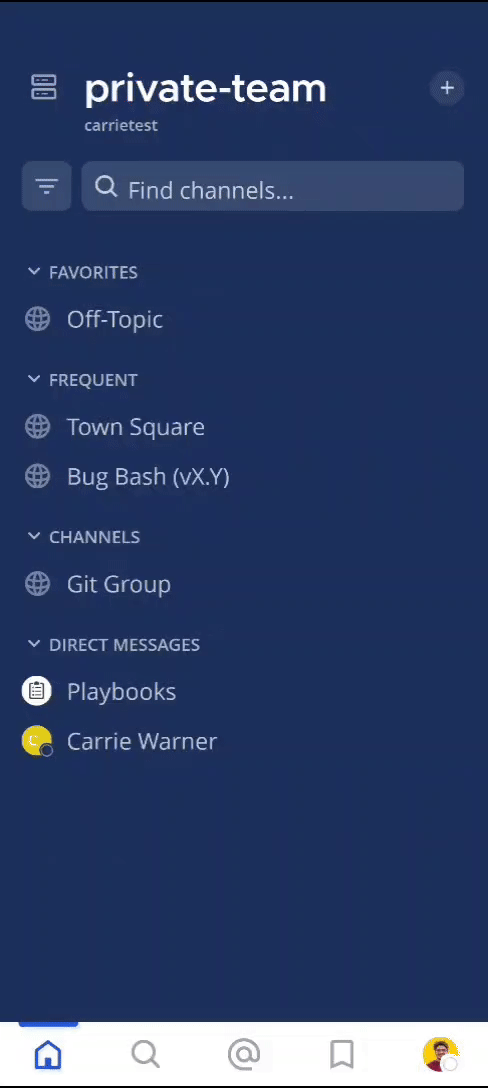 Access notification settings by selecting your profile picture to access Settings > Notifications.