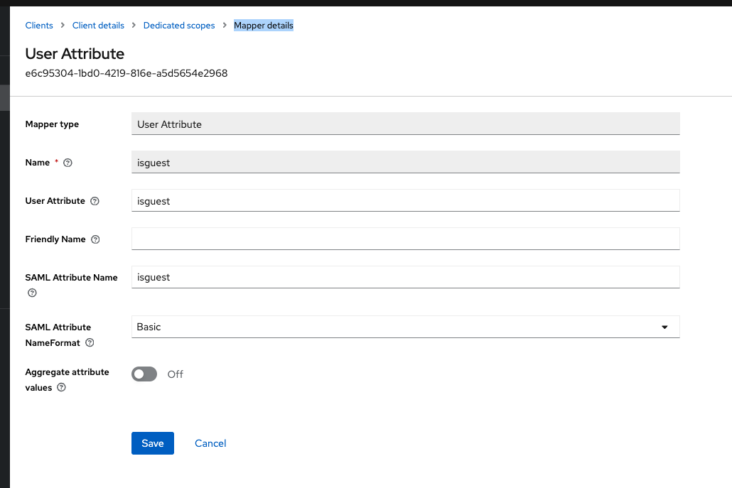 <Add attribute mapper>